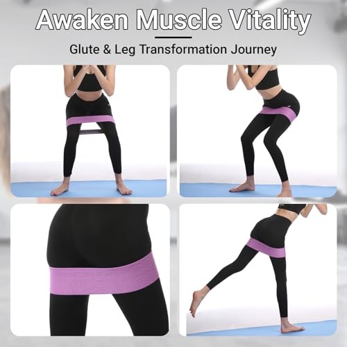 3 PCS Resistances Bands, Yoga Fitness Elastic Resistances Bands Set, Workout for Booty Legs, Elastic Pilates Flexbands - color: 3-pack (1 green + 1 pink + 1 purple)
