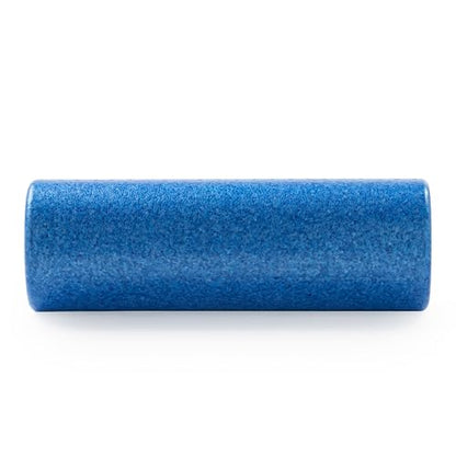 Sunny Health & Fitness High-Density Foam Roller 12" to 36", for Stretching & Muscle Recovery – Black, Blue, Pink - color: Blue, size: 18-Inch