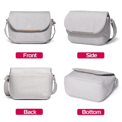 ULANZI 3L Camera Bag, Beige Gray, 9.1x4.3x7.1in, Professional SLR/DSLR Crossbody Shoulder Case for Sony Canon Nikon Mirrorless Cameras, Splash-Proof Polyester Lightweight 235g - size: Grey 3-4 L