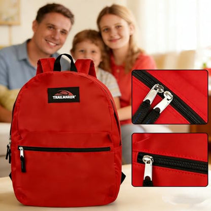 Lightweight Travel Backpack, Casual Daypack, Durable Commuter Bag, Adjustable Shoulder Straps, for Work, Hiking(Red)