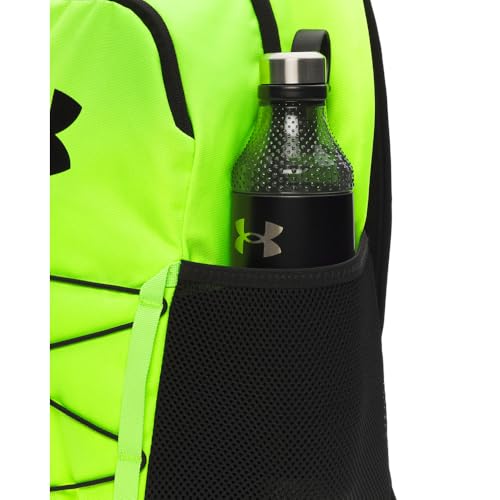 Under Armour Unisex Hustle Sport 6.0 Backpack, (389) Hyper Green/Black/Black, One Size Fits Most - color: (389) Hyper Green / Black / Black, size: One Size Fits Most