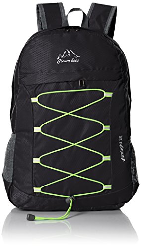 Outdoor Water Resistant Hiking Backpack - color: Black