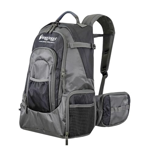 FROGG TOGGS i3 Fishing Backpack, Tackle Storage, Includes 3-3600 Bait Trays - color: Black