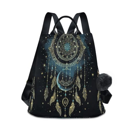 ALAZA Mandala Dreamcatcher Moon Trips Hiking Camping Rucksack Pack for Women - color: multicolor 2