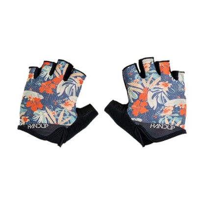 Handup Shorties Half Finger Lightweight Anti-Slip Breathable Mountain Bike MTB Bicycle Enduro Downhill XC Cycling Motocross Unisex Gloves - color: Paradise Pedal, size: Medium