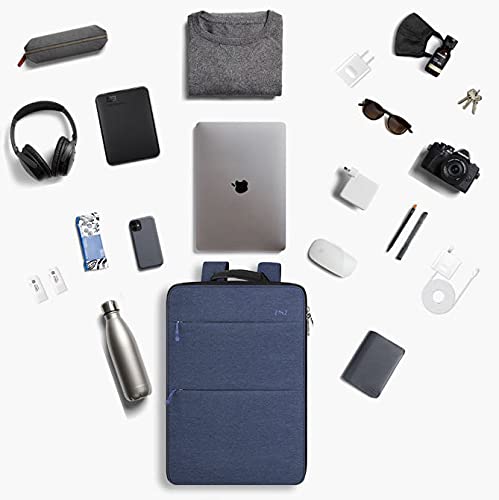 ZINZ Slim & Expandable Laptop Backpack 15 15.6 16 Inch Case, Water Resistant Travel Backpack Compatible with MacBook Pro/Neo 16" 15", Dell XPS 15 16 and Most 15" 15.6" 16" Notebooks，B01L01 - color: B01l01, size: 15"-16"