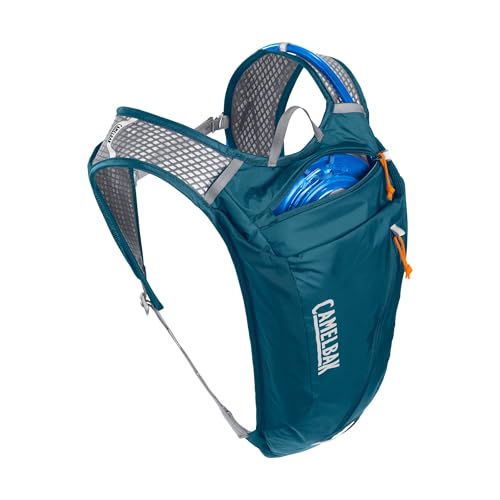 CamelBak Rogue Light 7 Hydration Backpack with Crux Reservoir, Lightweight Ventilated Design for Biking and Hiking - color: Moroccan Blue 2.0