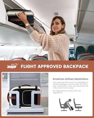 LOVEVOOK Carry On Backpack, 50L Large Travel Backpack For Airplanes, TSA Personal Item Travel Bag, Waterproof Daypack Fits 18 Inch Laptop, Business Weekender Overnight with 3 Packing Cubes, Black Grey - color: Black-grey, size: 50l-18 Inch-4pcs