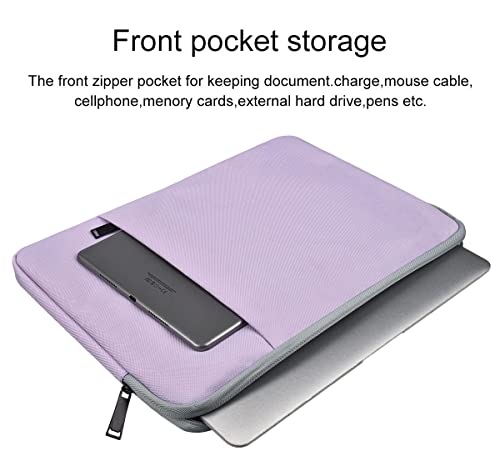 15.6 16 inch Laptop Case Sleeve for HP 15.6 Laptop, HP Omnibook 16, Lenovo Yoga 7i 16/Ideapad Pro 16/Legion Pro 16, Dell Inspiron Plus 16, Samsung Galaxy Book 16 Computer Bag(Purple) - color: Purple, size: 15.6 inch