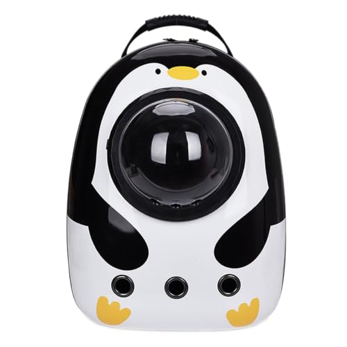 Pet Travel Carrier, Cat Dog Dome Space Capsule Bubble Backpack, Portable Waterproof Breathable Knapsack for Hiking, Traveling (White) - color: White