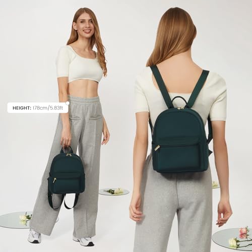 LOVEVOOK Backpack for Women Light Weight Waterproof Backpack Purses Daily Backpack… | Light Weight - color: Dark Green