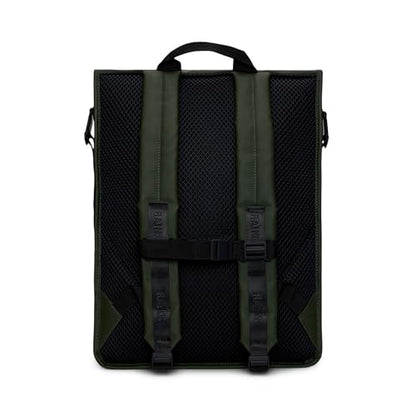 RAINS Trail Rolltop Backpack Green - color: Green