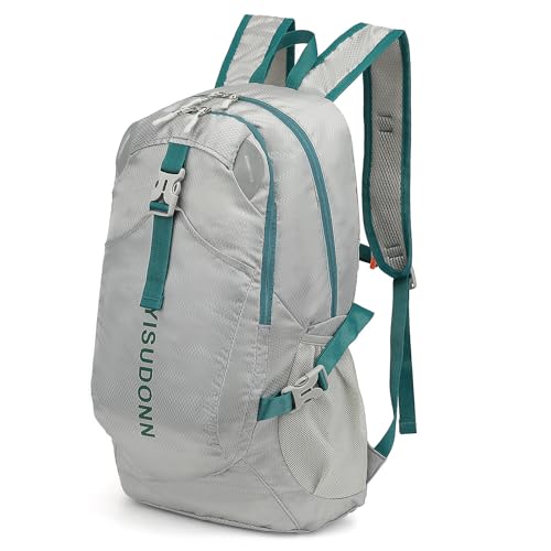 Hiking Backpack, 30L Lightweight Camping Water Resistant Large Hiking Bag Outdoor Travel Daypack for Men Wome - color: Grey