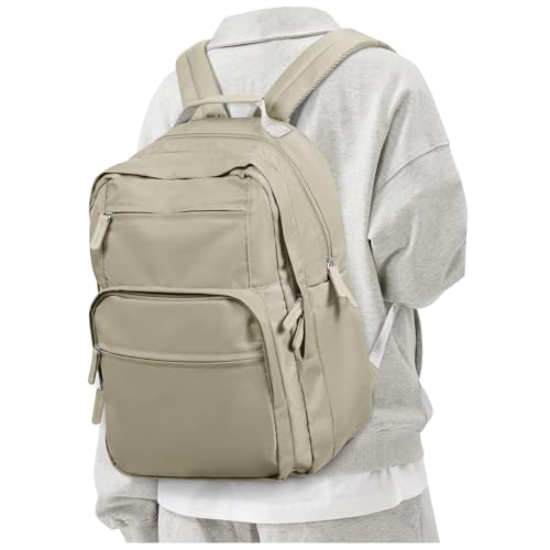 Khaki Backpack for Women Men - color: S-khaki