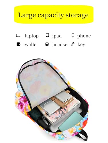 simple portable backpack, student backpack, outdoor leisure bag, computer bag (52lhua) - color: 52lhua