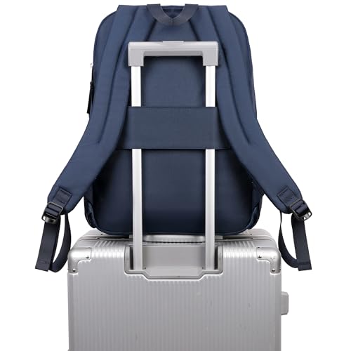 abshoo 34L Big Student Backpack for School Water Resistant Lightweight College Bookbag Travel Backpack (Navy) - color: Navy