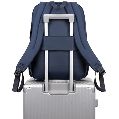 abshoo 34L Big Student Backpack for School Water Resistant Lightweight College Bookbag Travel Backpack (Navy) - color: Navy