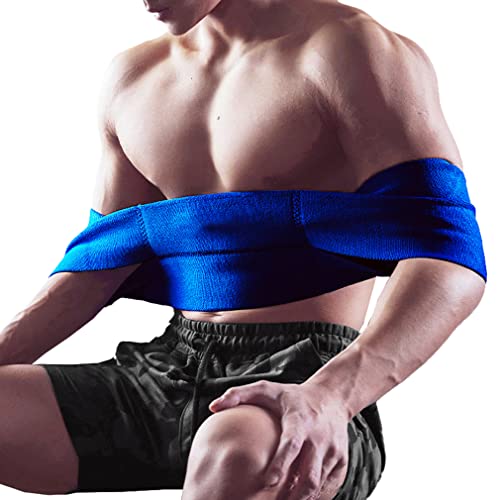 LARA STAR Bench Press Power Resistance Band, Bench Power Weight Lifting Training Fitness Increase Strength Push Up Gym Workout - color: Blue(Tension:140-200lb)