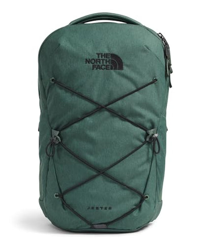 The North Face Jester Everyday Laptop Backpack - Commuter Daypack, Water Repellent, Laptop Sleeve, Duck Green Dark Heather/TNF Black, One Size - color: Duck Green Dark Heather/Tnf Black