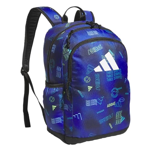 adidas Kids Affiliate Backpack – School Bag for Girls and Boys, 27L, Adi Haze Collegiate Navy/White, OSFA - color: Adi Haze Collegiate Navy/White