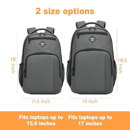 Wotony Laptop Backpack 17Inch Women Men Business Travel Backpack,Work College,Casual Daypack Travel Essentials (beige, 17Inch) - color: Beige, size: 17Inch