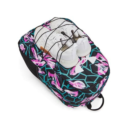 Under Armour Hustle Sport Backpack - color: (572) Vivid Magenta / Black / White