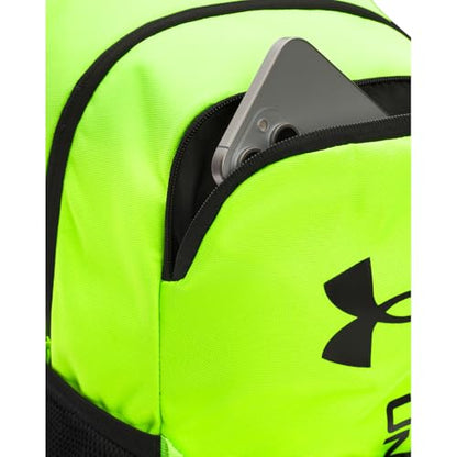 Under Armour Unisex Hustle Sport 6.0 Backpack, (389) Hyper Green/Black/Black, One Size Fits Most - color: (389) Hyper Green / Black / Black, size: One Size Fits Most