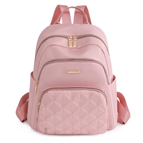 Backpack Women's Backpack Fashionable Oxford Cloth Backpack - color: Pink