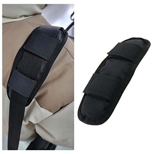 Shoulder Strap Pad Black Removable Luggage Bags Shoulder Strap Pads Fastener Cushions for Bag Backpack Satchel