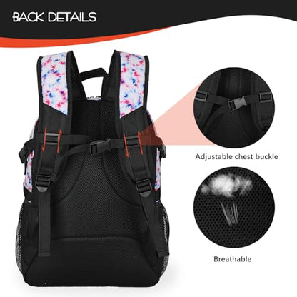 Goloni 40L Basketball Bag,Large Basketball Backpack with Ball Compartment & Shoe Compartment,Backpack for Soccer,Volleyball - color: Fireworks Display