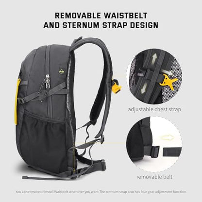 SKYSPER Small Hiking Backpack, 20L/30L Lightweight Travel Backpacks Hiking Daypack for Women Men - color: Lantc20-darkgray, size: 30L