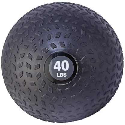Fitvids Slam Medicine Wall Balls Workout Exercise Fitness Weighted Balls for Cross Training, Strength and Conditioning Exercises, Cardio and Core Workouts - style: 40 Pounds