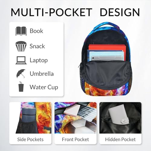 Soccer Backpack for Boys - 17 Inch School Bookbag Kids Elementary Middle Kindergarten Students