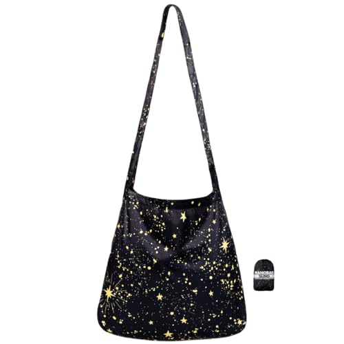Nanobag Sling - Ultralight Crossbody Bag for Women & Men, Packable Grocery, Travel & Shopping Bag for Everyday Use - color: Stars