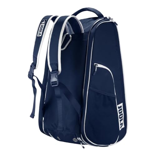 JOOLA Tour Elite Pickleball Bag - Backpack & Duffle Bag for Pickleball Paddles & Accessories - Holds 4+ Paddles - color: Navy