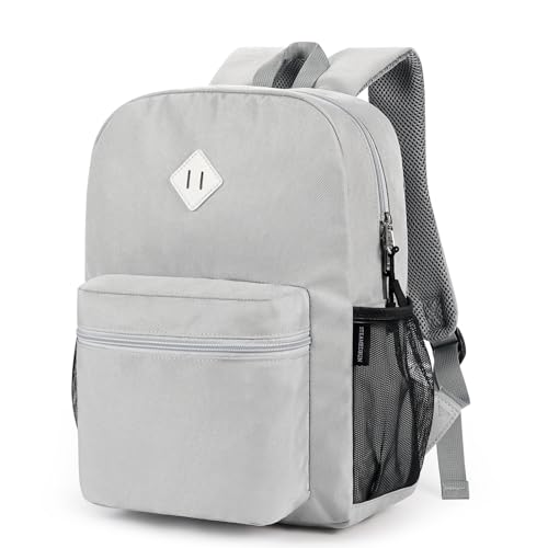 STEAMEDBUN Kids Backpack for Boys,Kindergarten Backpack for Toddler Boys Age 3-6 - color: Light Grey, size: Small - 15"H