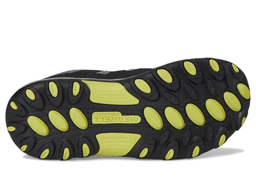 Merrell Trail Chaser Shoe Kids - color: Black/Blue, size: 2 Wide Big Kid