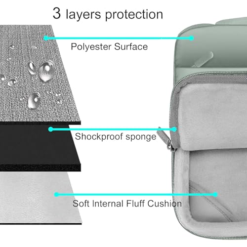 MOSISO Compatible with MacBook Air 15 inch Case M5 2026 M4 2025 M3 2024 M2 2023 A3448 A3241 A3114 A2941, Plastic Hard Shell Case&Puffy Sleeve Bag&Keyboard Skin&Webcam Cover&Screen Film, Antique Green - color: Antique Green