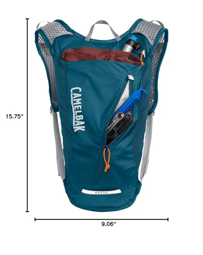 CamelBak Rogue Light 7 Hydration Backpack with Crux Reservoir, Lightweight Ventilated Design for Biking and Hiking - color: Moroccan Blue 2.0
