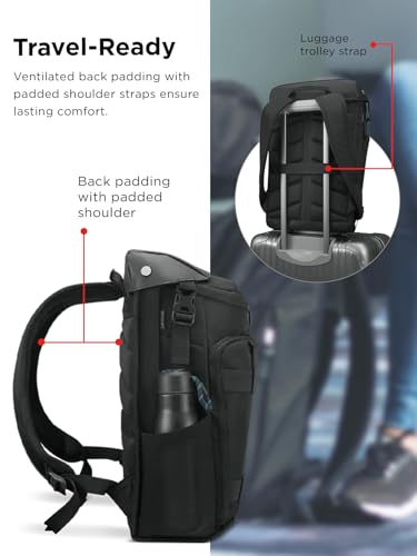 Lenovo Legion Active 17-inch Gaming Backpack - Black - Laptop Compartment - Durable & Water Resistant - Water Bottle Pocket - style: Active