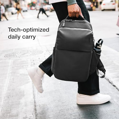 Incase A.R.C. Daypack 24L – Travel Backpack and Laptop Bag for School - Fits up to 16 inch Laptop - 4 Zippered Compartments, 2 Water Bottle Pockets - Commuter and College Backpack - Black - color: Black
