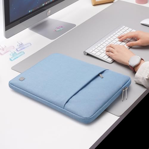 NIDOO 11 Inch 13 Inch Laptop Sleeve Computer Carrying Case Bag for 13" iPad Pro M2 M4 / iPad Air M2/Surface Pro 10 9 X/ 13" MacBook Pro Air/12.7" Lenovo Tab P12 / 13" Dell Pro 13 Premium, Light Blue - color: Light Blue, size: 11.6 Inch / 12 inch New MacBo