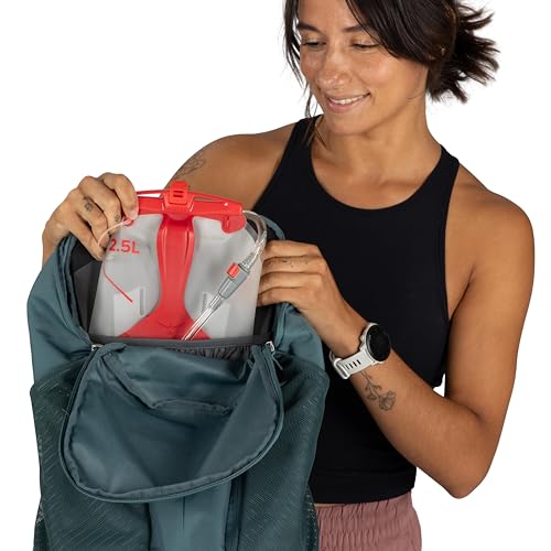 Osprey Hikelite LT 16L Hiking Backpack - Lightweight Travel Daypack with Rain Cover for Men and Women, Cascade Blue - color: Cascade Blue, style: 16l