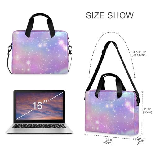 JIPONI Laptop Bag For Women Men, 15.6 16 IN Tote Work bags, Briefcase Messenger Computer Case 01 - color: Multi 7