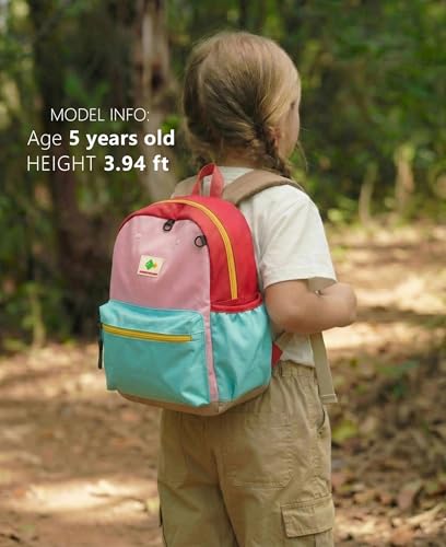 atgark Preschool Toddler Backpack For Boys Girls, School Mini & Travel, Small Kids Child Backpacks, Kindergarten Elementary bag, 11.6" H - color: Flamingo, size: Age 1-3 (11.6" H Can't Fit Folder)