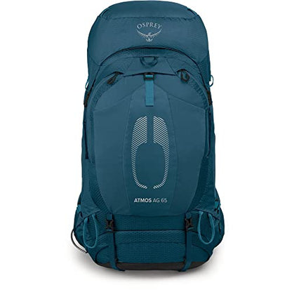 Osprey Atmos AG 65L Men's Backpacking Backpack, Venturi Blue, L/XL - color: Venturi Blue, size: Large-X-Large