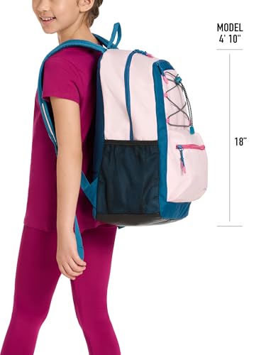 Champion Kids' Bungee Backpack, Tan Combo, One Size - color: Tan Combo
