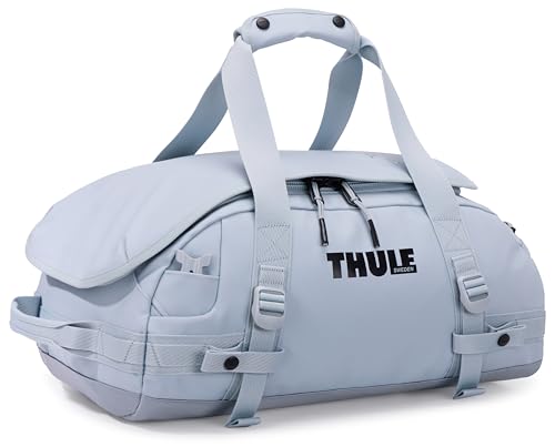 Thule Chasm Duffel bag, Weather-resistant materials, Easy packing, Converts to backpack, Internal pockets, Travel-ready - color: Soft blue, size: 30L