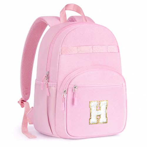 YOOLIFE Toddler Backpack for Girls Kids, Cute Kindergarten Backpack for Girls Bookbag, Birthday Gifts for 3 4 5 6 7 8 9 Year Old Girl Kids Backpacks, Personalized Gifts for Daughter Sister, Pink (H) - color: Pink, size: H