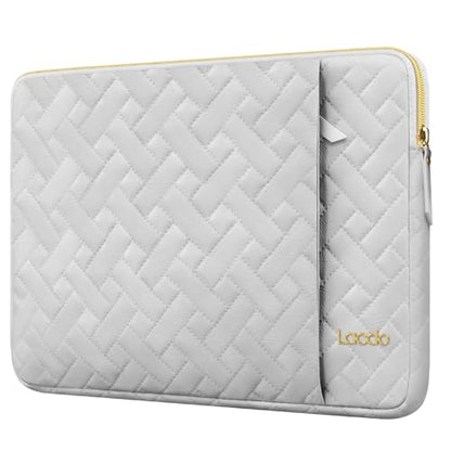 Lacdo Laptop Sleeve Case for 16 inch New MacBook Pro M5 Pro/Max A3428 A3429 (2026), M4/M3/M2/M1 A3403 A3186 A2991 A2780 A2485 A2141, 15 inch Microsoft Surface Laptop 7/6/5/4/3/2/1 Computer Bag, Gray - color: Gray, size: New MacBook Pro 16 Inch